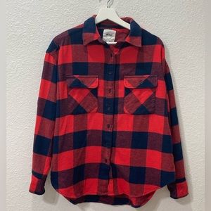 Aerie Oversized Flannel Top